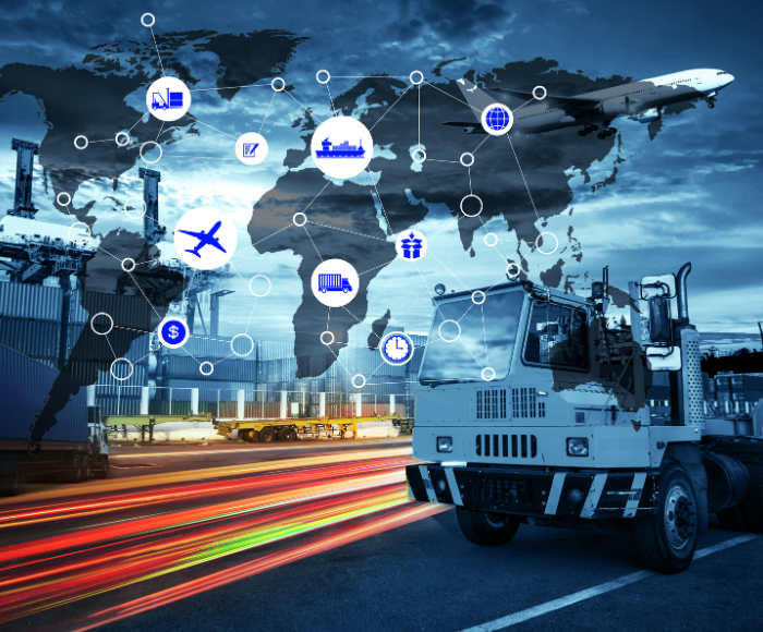 Map of various modes and products meant to show the importance of supply chain scalability.