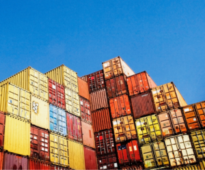 Several stolen shipping containers.